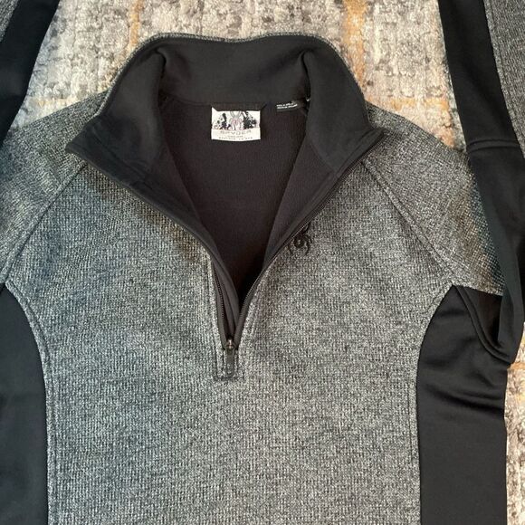 MEN’S SPYDER 1/4 ZIP CORE PULLOVER! EUC! SIZE M - Picture 8 of 10